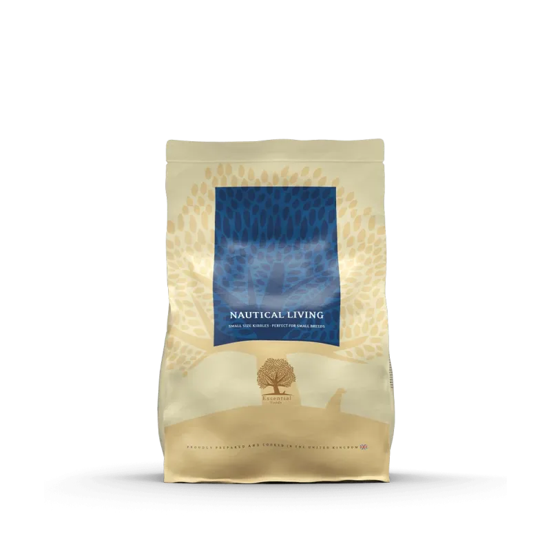 Croquettes Chien NAUTICAL LIVING 2.5KG – Saumon, Truite, Hareng, Poisson de Saison | Sans Céréales | ESSENTIAL FOODS