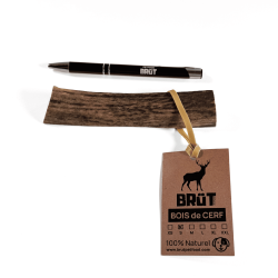 Bois de cerf fendu pour chien – 100 % naturel