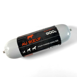 Saucisse au bœuf BRÜT Petfood – Aliment complet pour chien