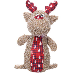 JOUET DE NOEL KROLA RENNE BRUN