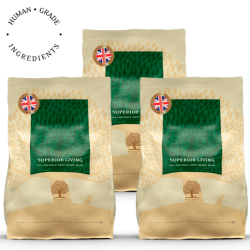 Lot de 3 x 2.5kg Superior Living – Croquettes Ultra-Premium pour chien | British Heritage
