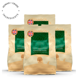 Lot de 4 x 2.5kg Superior Living – Croquettes Ultra-Premium pour chien | British Heritage