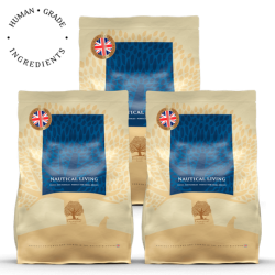Lot de 3 x 2.5 Kg Nautical Living – Recette Ultra-Premium British Heritage au poisson