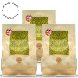 Lot de 3 x 2.5 Kg Contour – Recette Ultra-Premium British Heritage pour chiens toniques