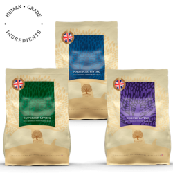 Lot 3x2.5KG SUPERIOR NAUTICAL ESTATE LIVING - Recette Ultra-Premium British Heritage
