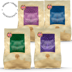 Lot 4x2.5KG SUPERIOR NAUTICAL ESTATE LIVING HIGHLAND - Recette Ultra-Premium British Heritage