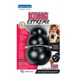 KONG Extreme M Noir – Jouet ultra-résistant pour chiens mâcheurs