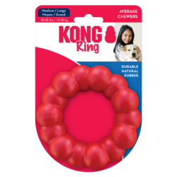 KONG Ring MD/LG – Jouet à mâcher pour chien en caoutchouc ultra-résistant