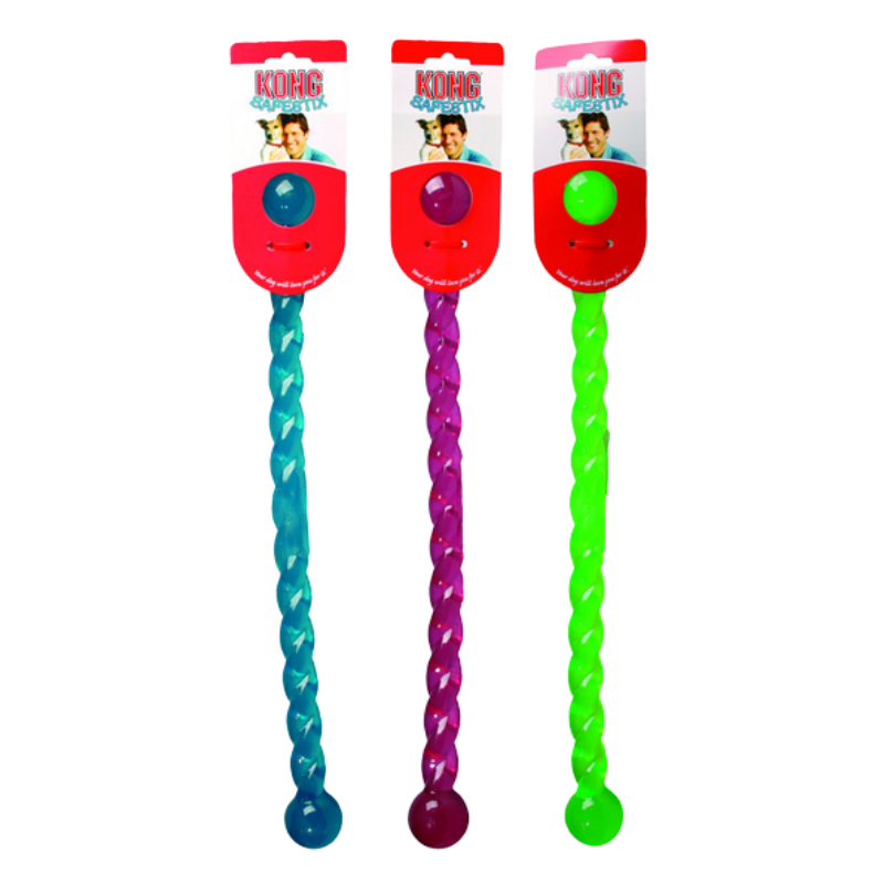KONG Safestix – Bâton de jeu souple et flottant pour chien
