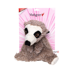 Peluche Crinkie Blaireau 26 cm – Jouet sonore sans rembourrage pour chien