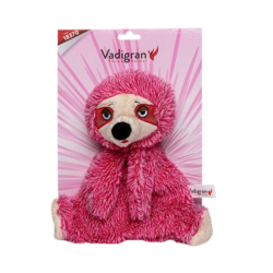 Peluche Crinkie Paresseux Vadigran – Jouet sonore sans rembourrage pour chien 26 cm