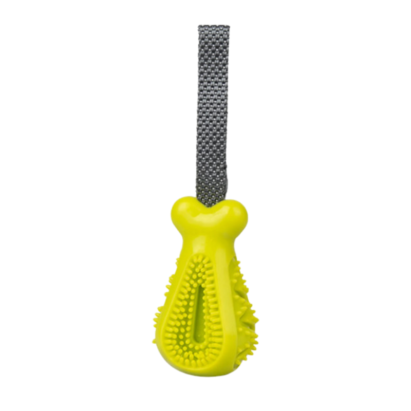 Jouet chien TPR Dental Snack Toy vert 23cm