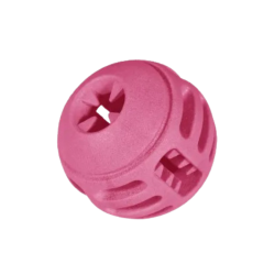 Jouet chien TPR balle rouge fraise 8cm