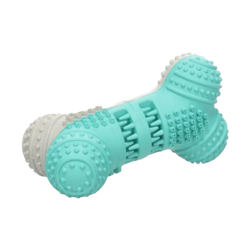 JOUET GROWI DENTAL HALTERE GRIS CLAIR/VERT