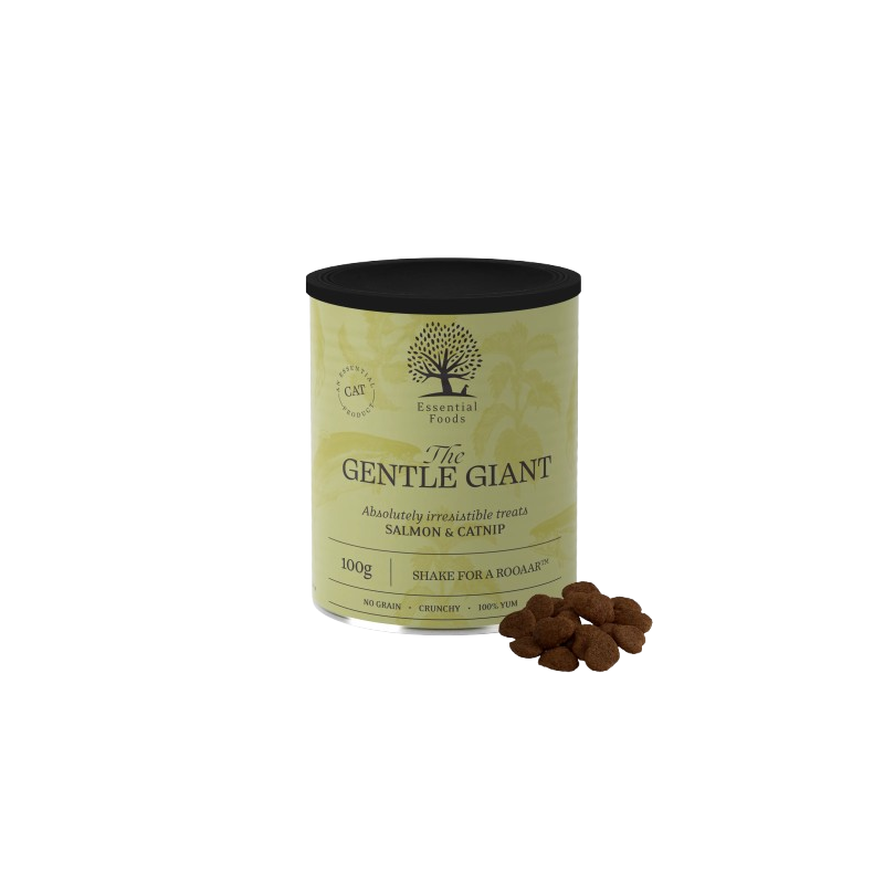 THE GENTLE GIANT – Friandises naturelles au saumon pour chats | ESSENTIAL FOODS