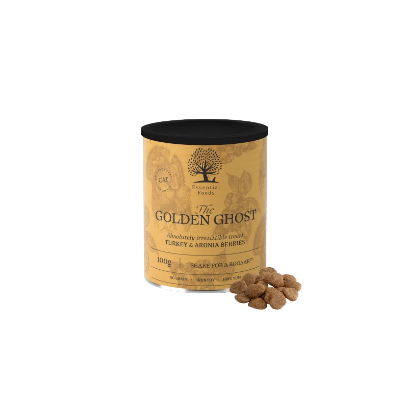 THE GOLDEN GHOST – Friandises croustillantes à la dinde pour chats | ESSENTIAL FOODS