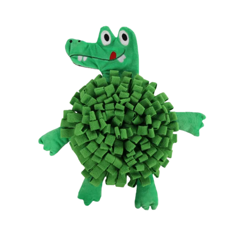 TAPIS À RENIFLER NJAMMIE CROCODILE VERT 36x38x2,5CM