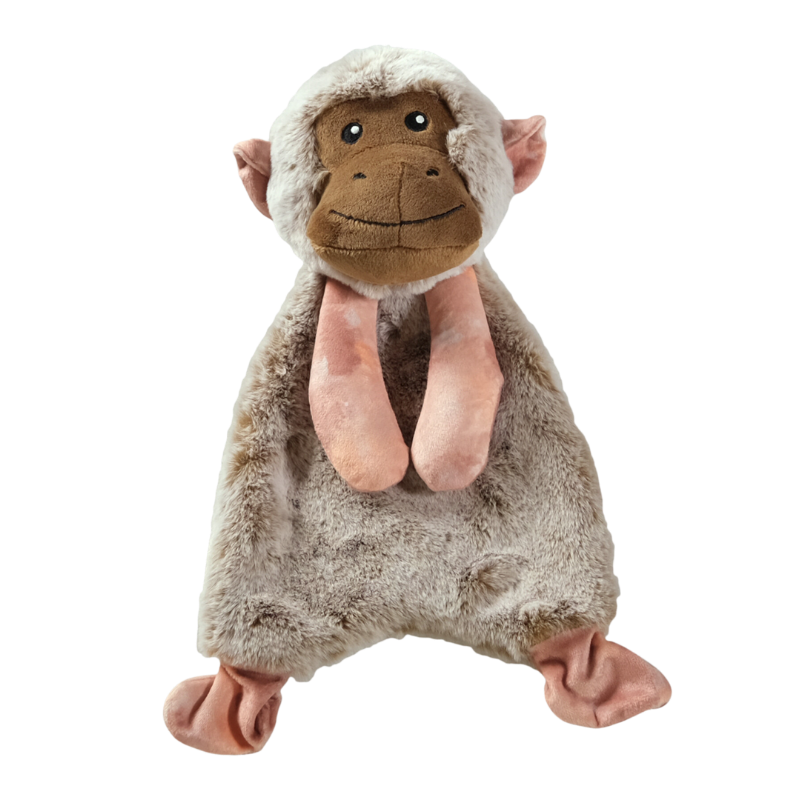 Peluche Crinkie Soft Singe 33 cm – Jouet sonore crépitant pour chien