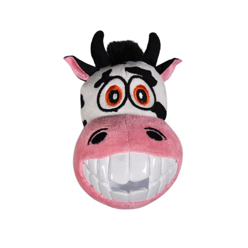 Jouet chien peluche Thoots vache 16cm