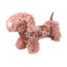 JOUET ROZETTE CHIEN VIEUX ROSE 11x35x18CM