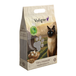 Litière Chat Tofu Premium 3,96kg - Vadigran