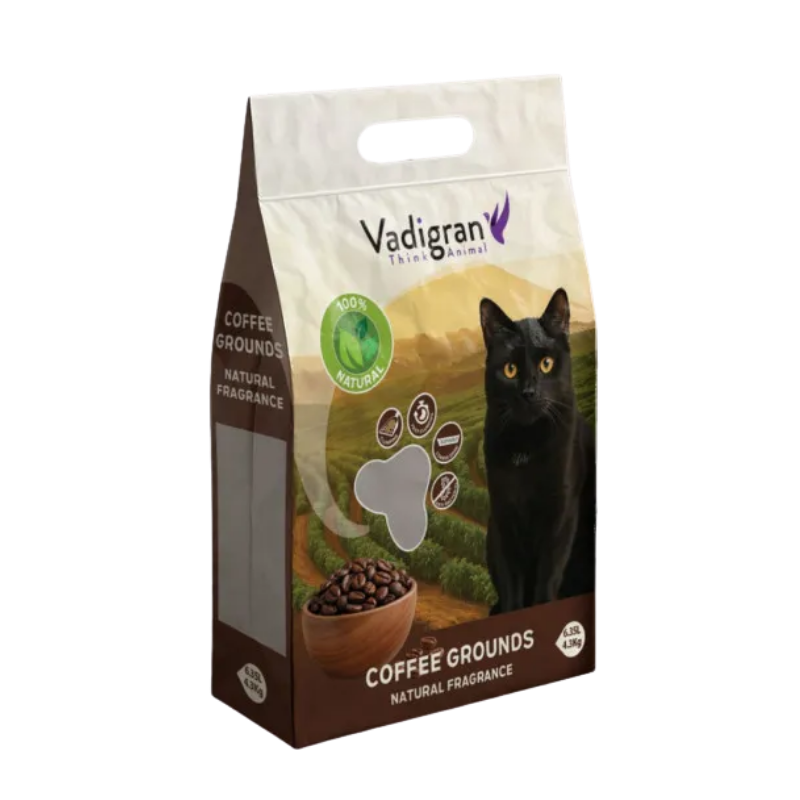 Litière Chat Marc de Café 4,3kg - Vadigran