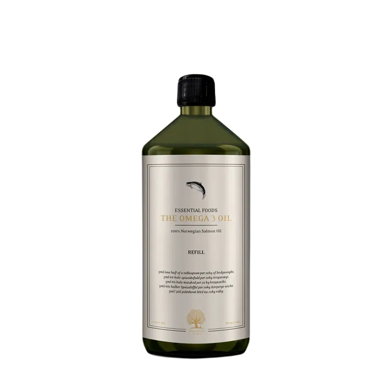 Huile de saumon chien HUILE DE SAUMON OMEGA 3 ESSENTIAL 1L Huile de saumon chien HUILE DE SAUMON OMEGA 3 ESSENTIAL 1L